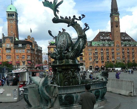 Drachen Springbrunnen